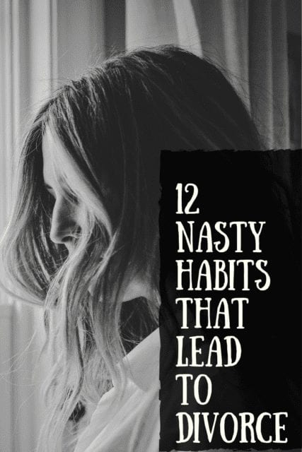 habits that lead to divorce